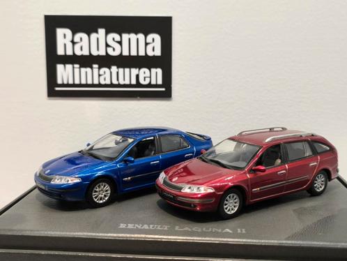 Renault Laguna set - Phase II - 1:43 Dealerbox, Hobby en Vrije tijd, Modelauto's | 1:43, Gebruikt, Auto, Ophalen of Verzenden
