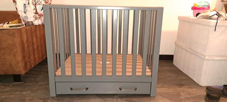 TWF Laura Grijs Box met Lade, Kinderen en Baby's, Babywiegjes en Ledikanten, Gebruikt, Overige typen, Ophalen