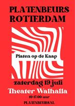 Platenbeurs Rotterdam zaterdag 19 juli Theater Walhalla, Ophalen, Zo goed als nieuw