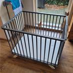 Inklapbare box met in hoogte verstelbare bodem, Kinderen en Baby's, Ophalen, Gebruikt, Rechthoekig, In hoogte verstelbaar