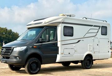 Hymer MLT 580 4x4 Mercedes Automaat topstaat, offroad-uniek-