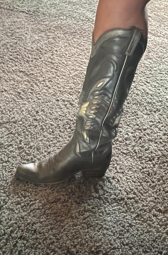 Sendra cowboylaarzen, westernlaarzen, maat 38, Kleding | Dames, Schoenen, Gedragen, Hoge laarzen, Grijs, Ophalen of Verzenden