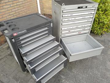 Gereedschapwagen Facom 7ldg of Lista 8ladige grote toolbox beschikbaar voor biedingen