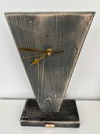 Moderne houten klok, Ophalen, Nieuw, Wekker of Tafelklok