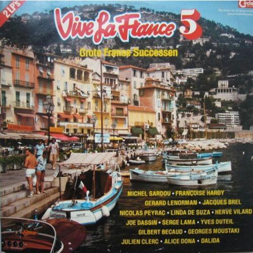 lpVarious – Vive La France 5 - Grote Franse Successen, Cd's en Dvd's, Vinyl | Verzamelalbums, Gebruikt, Pop, Ophalen of Verzenden