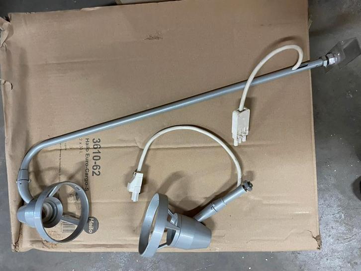 Spots / pendelspots met wieland connector, Huis en Inrichting, Lampen | Spots, Gebruikt, Metaal of Aluminium, Ophalen