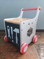 Janod houten loopwagen loopkar werkbank speelgoed buiten, Kinderen en Baby's, Ophalen, Gebruikt