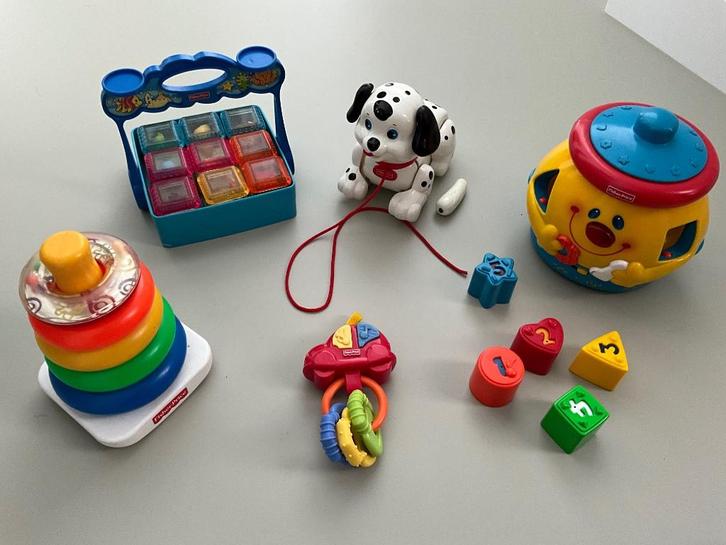 5 babyspeeltjes Fisher Price, Kinderen en Baby's, Speelgoed | Fisher-Price, Gebruikt, Overige typen, Ophalen