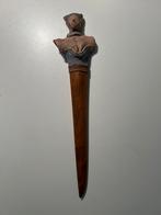 Houten dolk met figuur, Antiek en Kunst, Kunst | Beelden en Houtsnijwerken, Ophalen