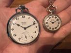 Pocket watches (zak horloges) x 2, Sieraden, Tassen en Uiterlijk, Horloges | Antiek, Ophalen, Zilver, Overige merken