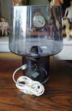 Riverdale Swindon tafellamp rookglas, Huis en Inrichting, Minder dan 50 cm, Glas, Ophalen of Verzenden