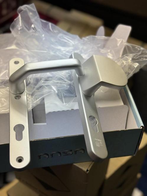 Ansa Super Stevige Deurklinken met Spil – Complete Sets!, Doe-het-zelf en Verbouw, Hang- en Sluitwerk, Nieuw, Klink of Kruk, Chroom