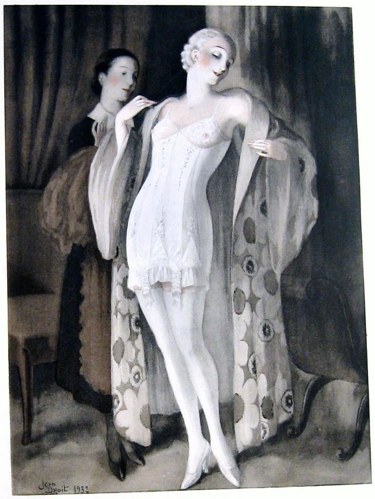 Le Corset 1933 1 van 25 exemplaren Korsetten Mode Gesigneerd, Antiek en Kunst, Ophalen of Verzenden