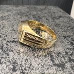 14 karaat gouden ring zegelring nieuw, Ophalen of Verzenden