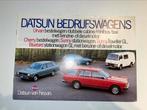 Folder Datsun bedrijfswagens (Cherry, Sunny, Bluebird) 1984, Gelezen, Overige merken, Ophalen of Verzenden