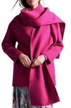 Ted Baker ; nieuwe roze jas met sjaal mt 40, Kleding | Dames, Verzenden, Nieuw, Maat 38/40 (M), Roze