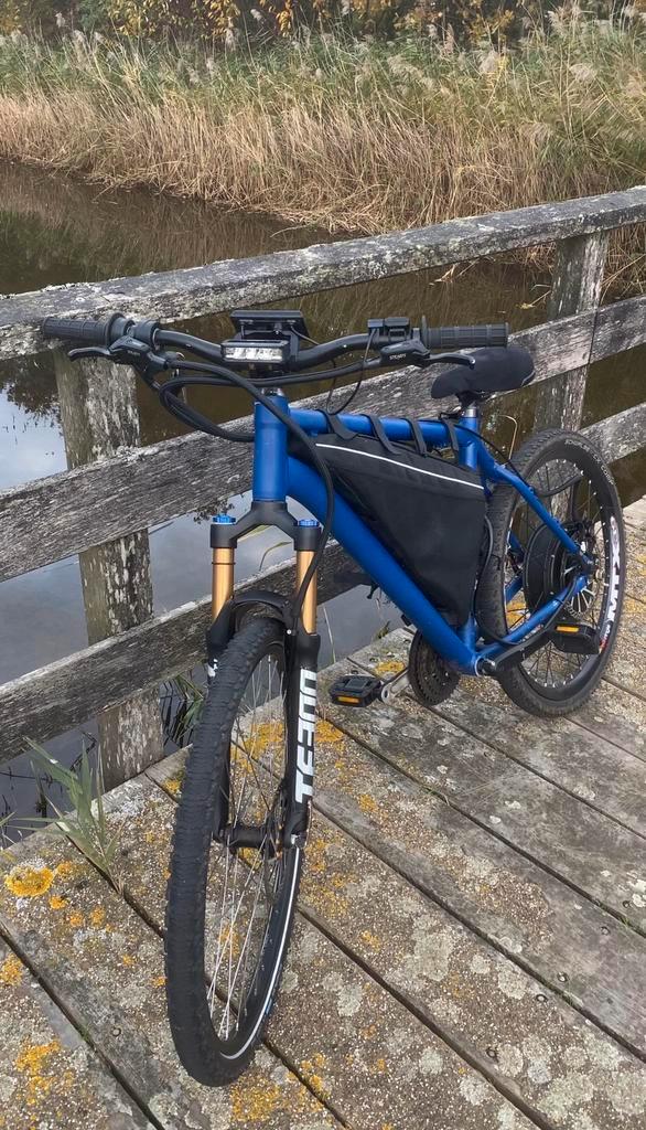 72v 3000w custom ebike conversion kit, Fietsen en Brommers, Elektrische fietsen, Zo goed als nieuw, Overige merken, 50 km per accu of meer