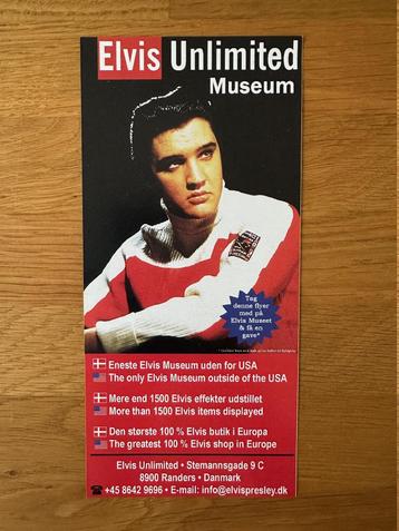 Deense flyer Elvis Unlimited Museum beschikbaar voor biedingen