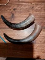 Twee decoratieve hoorns, Ophalen