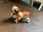 Vintage mini porseleinen hondfiguur - Engelse Bulldog, Ophalen of Verzenden