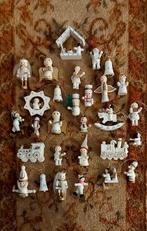 29 oude houten kerstfiguurtjes - kerstornamenten, Diversen, Ophalen of Verzenden