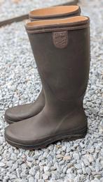 AIGLE rubberen laarzen, maat 44, bruin, Kleding | Heren, Schoenen, Aigle, Bruin, Ophalen of Verzenden, Regenlaarzen