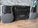 Philips versterker/receiver met twee JVC 3-weg speakers, Ophalen of Verzenden, Gebruikt, Speakers, JVC