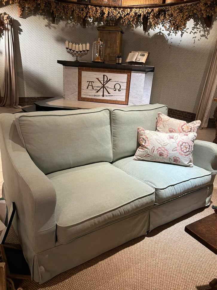 Landelijke bank, made in Holland in div maten/stof/kleuren, Antiek en Kunst, Antiek | Meubels | Stoelen en Banken, Ophalen