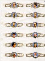 Tabacos de Canarias NF  Historische Personen rond  wit, Verzenden, Zo goed als nieuw, Sigarenbandjes