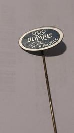 Vintage Olympic Horloges Pin, Verzamelen, Speldjes, Pins en Buttons, Ophalen of Verzenden, Gebruikt, Sport, Speldje of Pin