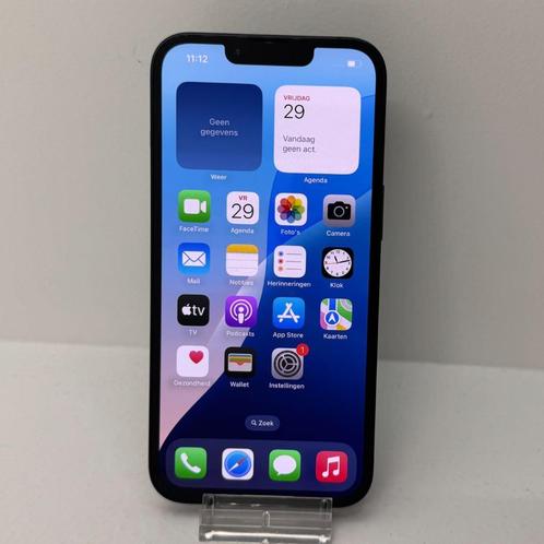 iPhone 13 128GB Midnight | Lichte krasjes | Accu 100%, Telecommunicatie, Mobiele telefoons | Apple iPhone, Zo goed als nieuw, 128 GB