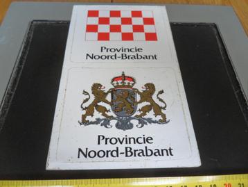 sticker set Provincie Noord = Brabant vlag wapen *  beschikbaar voor biedingen