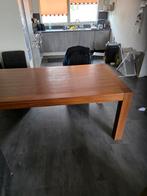 notenhouten tafel, Huis en Inrichting, Ophalen, Gebruikt, 200 cm of meer, 50 tot 100 cm