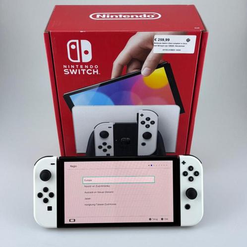 Nintendo Switch Oled  met SD kaart van 128GB, Spelcomputers en Games, Spelcomputers | Nintendo Switch, Zo goed als nieuw