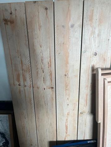 Houten Tafelblad - 82x150cm - Geschuurd & Gelakt beschikbaar voor biedingen
