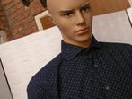 SOCI3TY overhemd,Mt 39 topstaat, Kleding | Heren, Tweedehands, Blauw, Tweedehands, Zo goed als nieuw