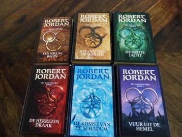 Robert Jordan Het Rad des Tijds d.1 tm 5 + boek Proloog beschikbaar voor biedingen