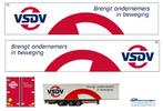 Vrachtauto decal 1:50 van Straalen de Vries Transport, Hobby en Vrije tijd, Modelauto's | 1:50, Verzenden, Nieuw, Bus of Vrachtwagen