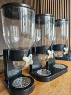 Muesli conteiner Ontbijtgranen Dispenser Set van 3, Ophalen of Verzenden, Zo goed als nieuw