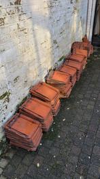 100 Tuile du Nord Dakpannen teab, Doe-het-zelf en Verbouw, Ophalen, Gebruikt, Steen of Klei, 15 m² of meer