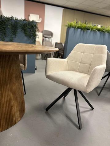 Draaibare stoel naturel - stoel draaibaar - naturel stoelen beschikbaar voor biedingen