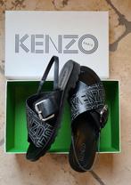 Luxe sandalen van KENZO zwart met logoprint maat 40 in doos, Kleding | Dames, Schoenen, Sandalen of Muiltjes, Ophalen of Verzenden