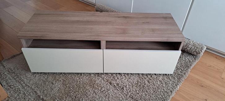 TV-meubel Ikea Besta, Huis en Inrichting, Kasten | Televisiemeubels, Zo goed als nieuw, Minder dan 100 cm, 100 tot 150 cm, 25 tot 50 cm