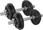 Tunturi Dumbellset 10KG - Gietijzer, Sport en Fitness, Fitnessmaterialen, Ophalen of Verzenden, Nieuw, Benen, Dumbbell