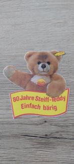 Sticker Steiff-Teddy 80 Jaar., Verzamelen, Ophalen of Verzenden, Zo goed als nieuw, Merk