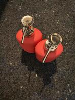 2 Handpompjes - Zeepdispensers, Ophalen of Verzenden, Gebruikt, Rood, Overige typen