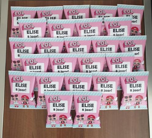 Traktatie rozijntjes met thema L.O.L SURPRISE, Hobby en Vrije tijd, Feestartikelen, Nieuw, Feestartikel, Verjaardag, Ophalen of Verzenden