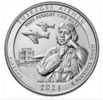 Amerika - 25 cent 2021 - Tuskegee Airmen - Uncirculated, Losse munt, Verzenden, Noord-Amerika