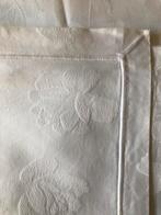 Wit Damast Tafelkleed - Luxe Kwaliteit - 130x200 cm, Ophalen, Zo goed als nieuw