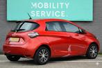 Renault ZOE R110 Life Carshare 52 kWh KOOPACCU SOH90% W.pomp, Auto's, Renault, Gebruikt, Zwart, Leder en Stof, 385 km